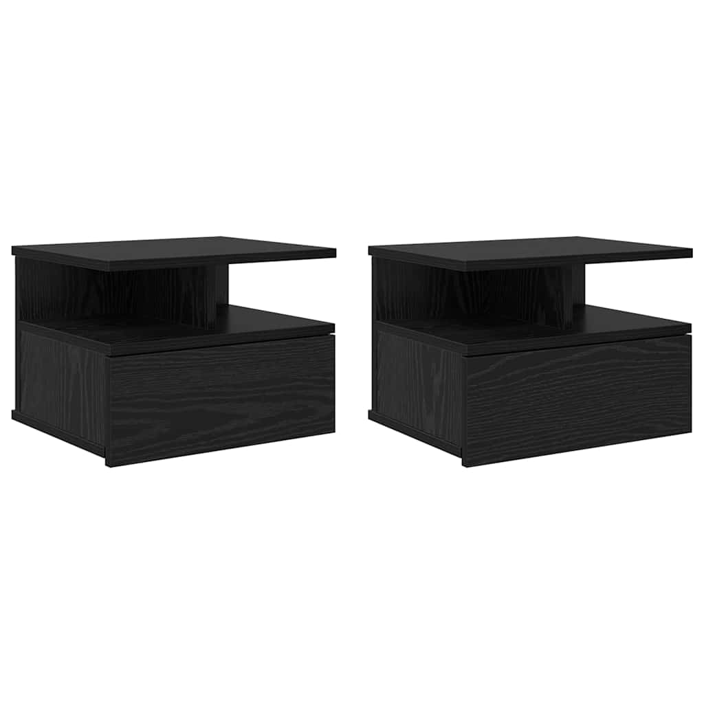 Κρεβάτι με Float με συρτάρι 2 pcs Μαύρη Οξυά 40 x 31 x 28 εκ - Pakobazaar