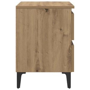 Κομοδίνο artisan δρυς 40 x 35 x 50 εκ. Επεξεργασμένο ξύλο - Pakobazaar