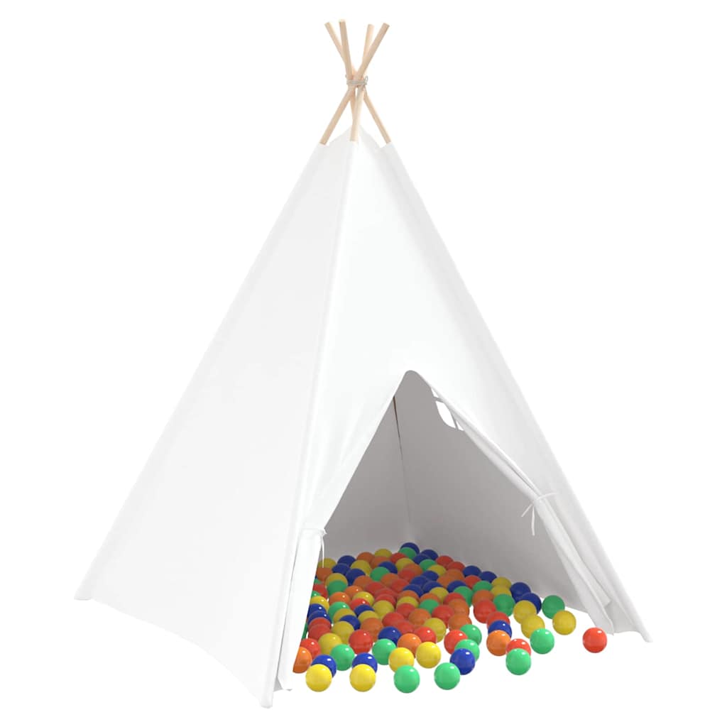 Σκηνίτσα Teepee Λευκό 120 x 120 x 150 cm - Pakobazaar