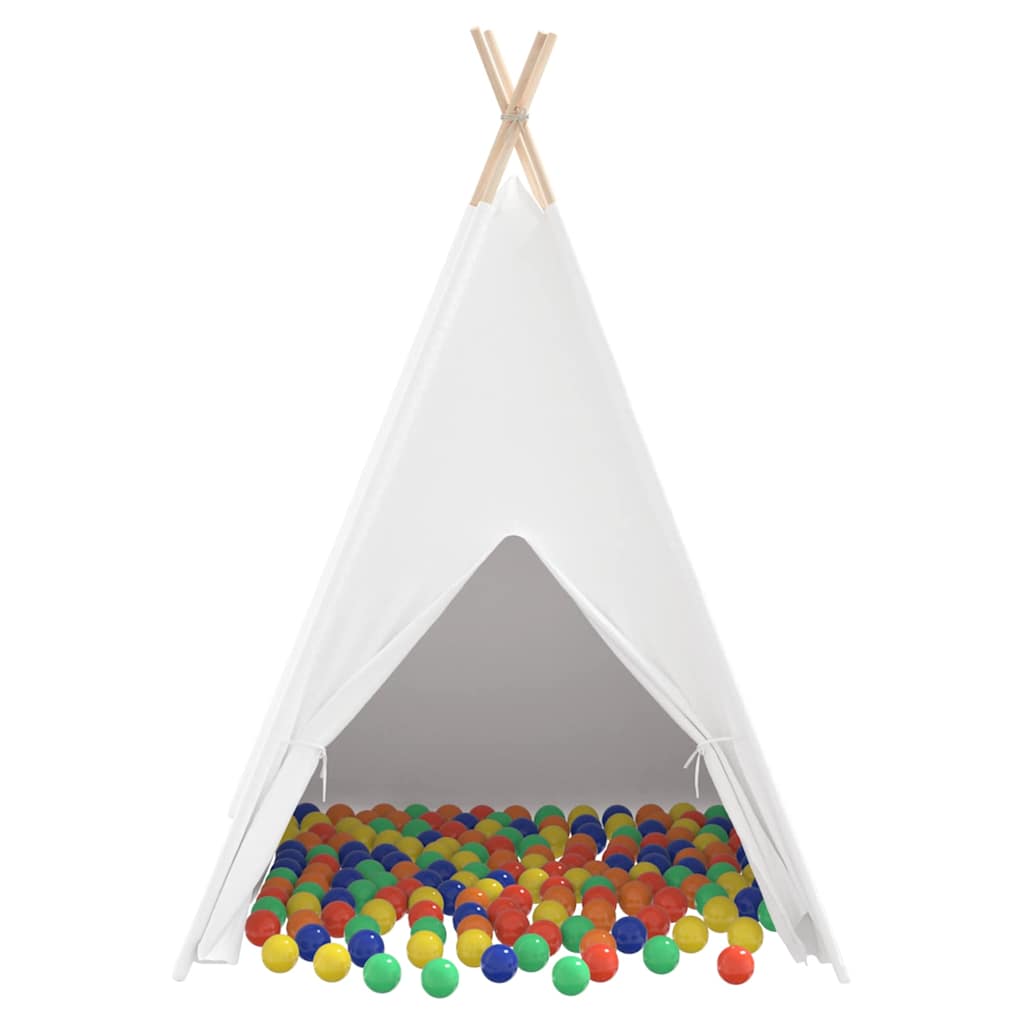 Σκηνίτσα Teepee Λευκό 120 x 120 x 150 cm - Pakobazaar