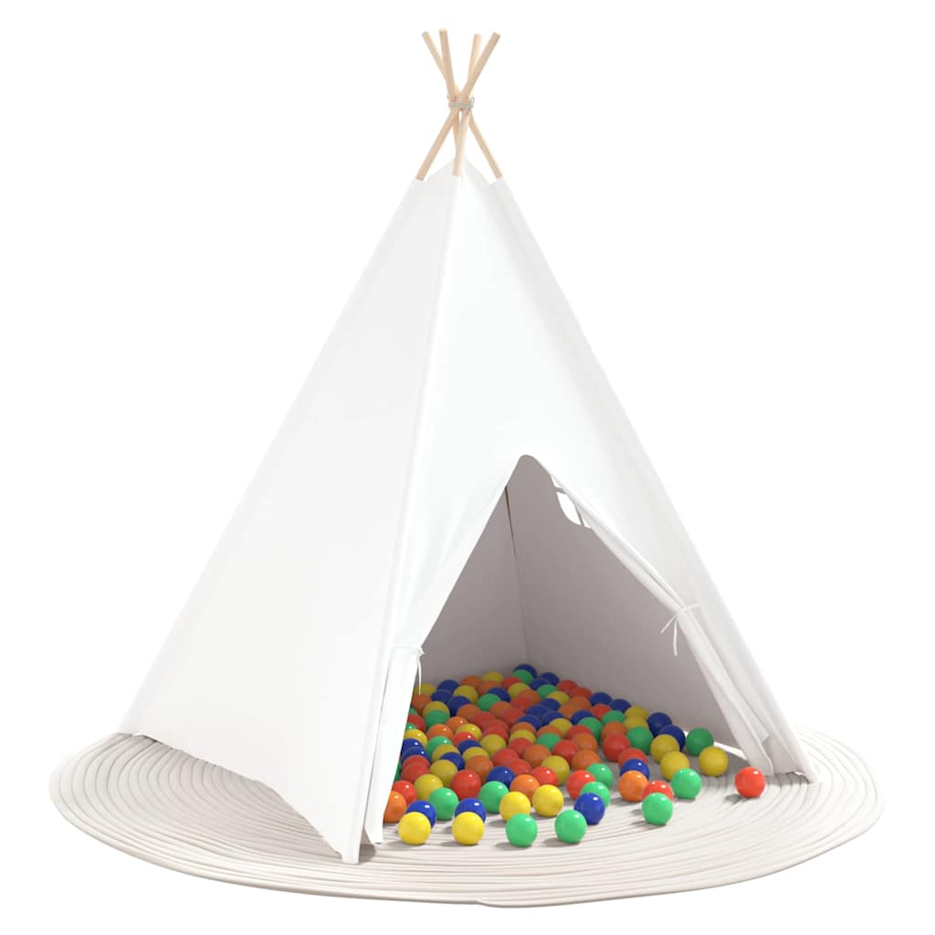 Σκηνίτσα Teepee Λευκό 120 x 120 x 150 cm - Pakobazaar