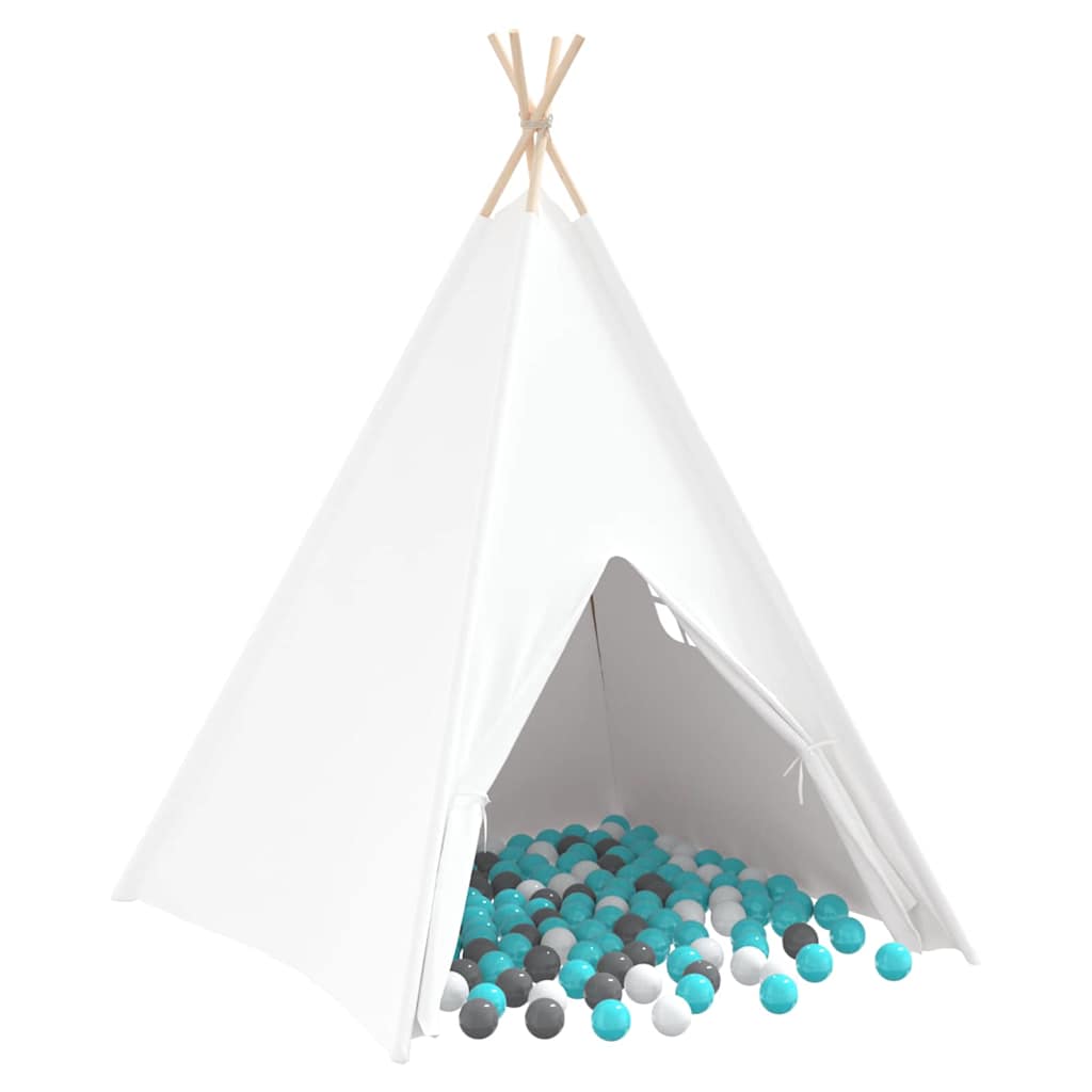 Σκηνίτσα Teepee Λευκό 120 x 120 x 150 cm - Pakobazaar