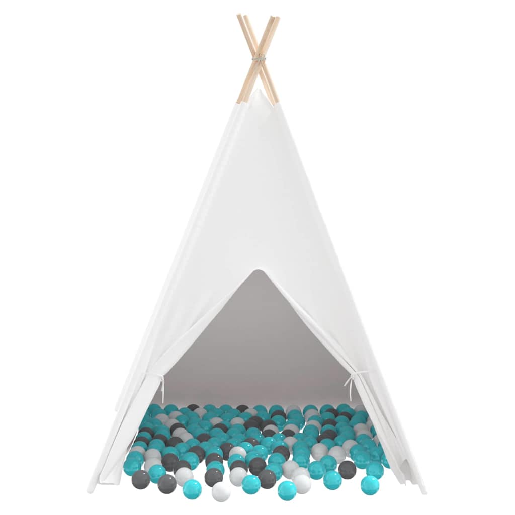 Σκηνίτσα Teepee Λευκό 120 x 120 x 150 cm - Pakobazaar