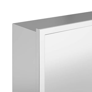 Νίτσα Μπάνιου Ασημί 30 x 20 x 9,5 εκ. Ανοξείδωτο Ατσάλι - Pakobazaar