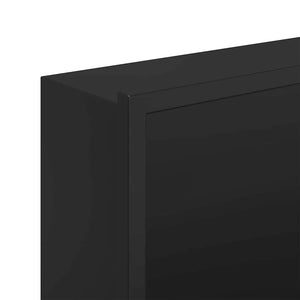 Νίτσα Μπάνιου Μαύρο 75 x 30 x 9,5 εκ. Ανοξείδωτο ατσάλι - Pakobazaar