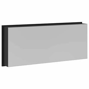 Νίτσα Μπάνιου Μαύρο 75 x 30 x 9,5 εκ. Ανοξείδωτο ατσάλι - Pakobazaar