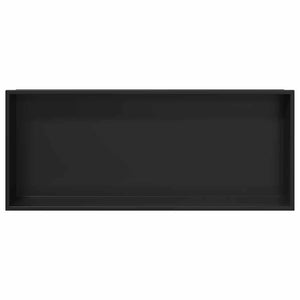 Νίτσα Μπάνιου Μαύρο 75 x 30 x 9,5 εκ. Ανοξείδωτο ατσάλι - Pakobazaar