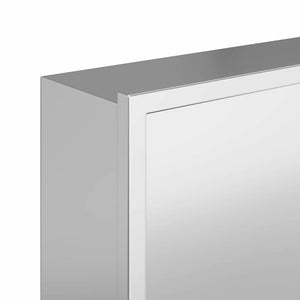 Νίτσα Μπάνιου Ασημί 75 x 30 x 9,5 εκ. Ανοξείδωτο ατσάλι - Pakobazaar