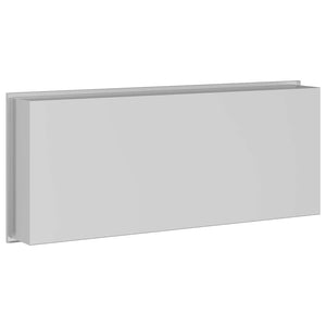 Νίτσα Μπάνιου Ασημί 75 x 30 x 9,5 εκ. Ανοξείδωτο ατσάλι - Pakobazaar