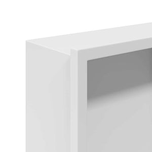 Νίτσα Μπάνιου Λευκός 90 x 30 x 9,5 εκ. Ανοξείδωτο ατσάλι - Pakobazaar