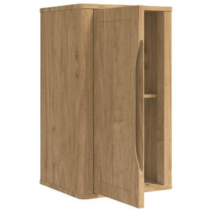 Ντουλάπα τοίχου μπάνιου FLORO Κερωτό καφέ 35 x 30 x 60 cm - Pakobazaar