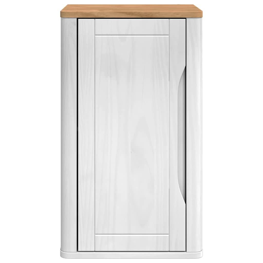 Ντουλάπα τοίχου μπάνιου με ράφι FLORO Λευκό 35 x 30 x 60 cm - Pakobazaar