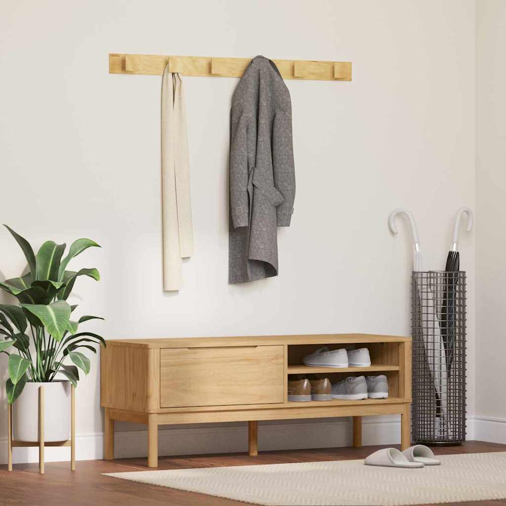 Πάγκος Χωλ με συρτάρι FLORO Κερωτό καφέ 115 x 40 x 45 εκ - Pakobazaar