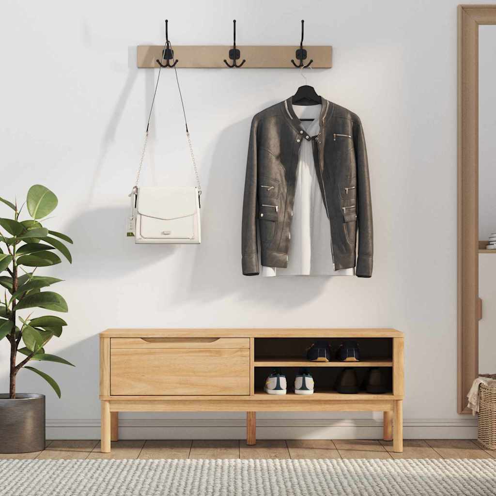 Πάγκος Χωλ με συρτάρι FLORO Κερωτό καφέ 115 x 40 x 45 εκ - Pakobazaar