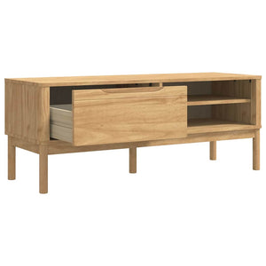 Πάγκος Χωλ με συρτάρι FLORO Κερωτό καφέ 115 x 40 x 45 εκ - Pakobazaar