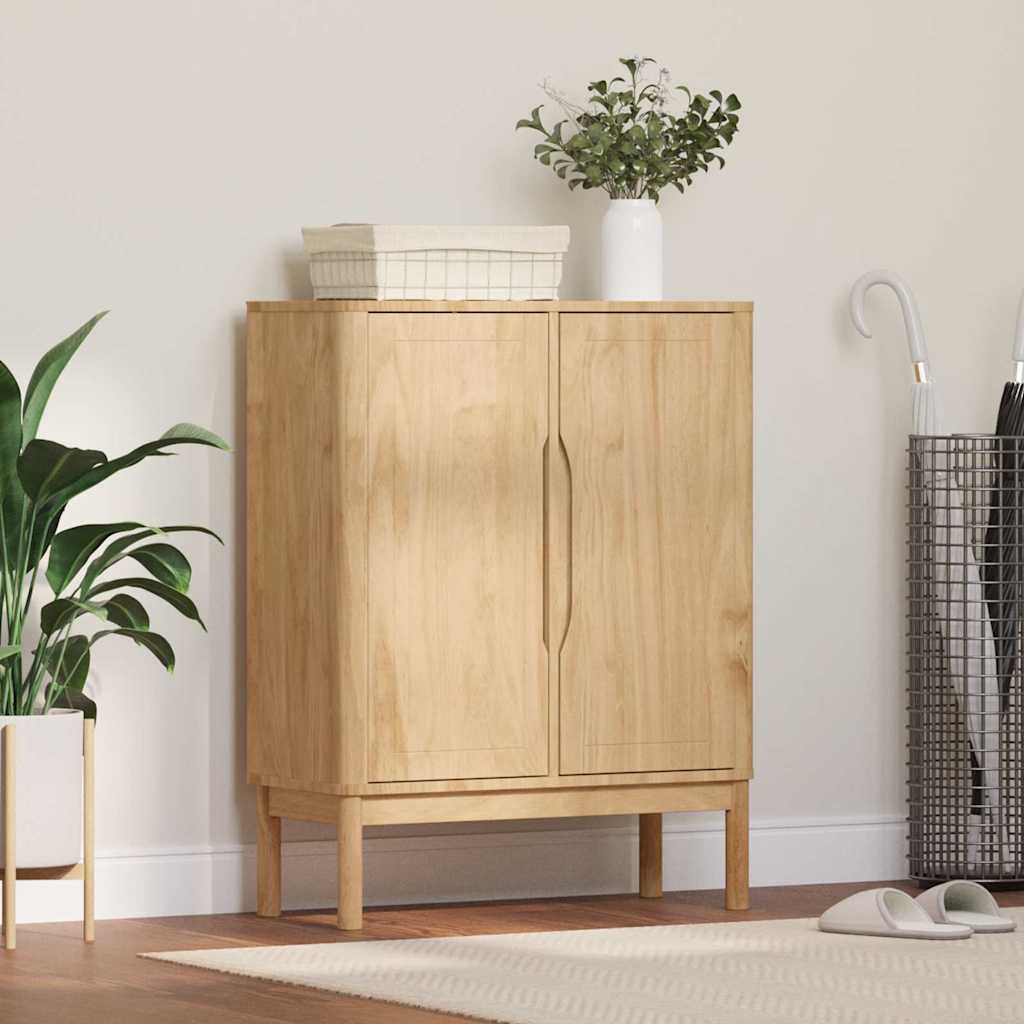 Πλαϊνό γραφείο FLORO Κερωτό καφέ 70 x 30 x 70,5 εκ. - Pakobazaar