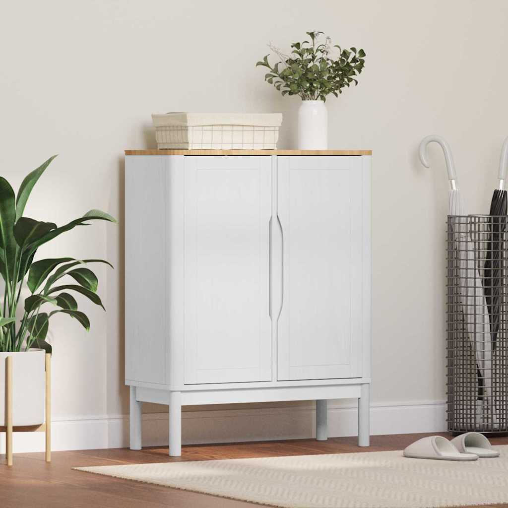 Πλαϊνό γραφείο FLORO Λευκό 70 x 30 x 70,5 εκ. - Pakobazaar