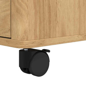 Καρότσι Κουζίνας FLORO Κερωτό καφέ 72,5 x 45 x 80 εκ - Pakobazaar