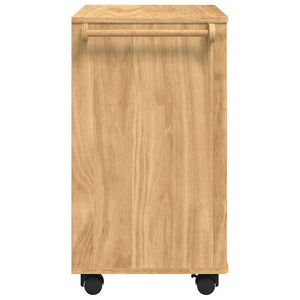 Καρότσι Κουζίνας FLORO Κερωτό καφέ 72,5 x 45 x 80 εκ - Pakobazaar