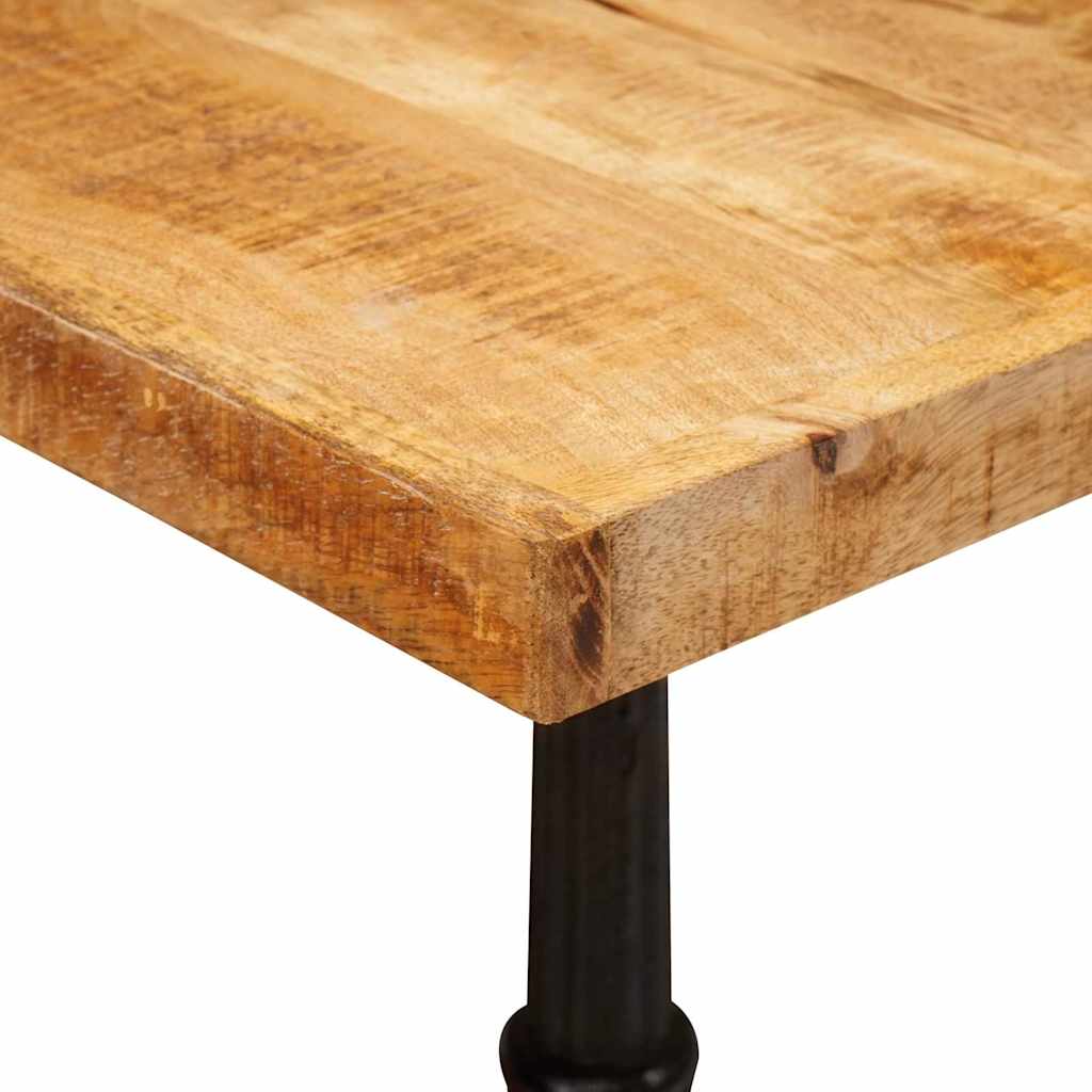 Τραπέζι Bistro Καφέ 50 x 50 x 76 εκ Στερεό ξύλο μάνγκο