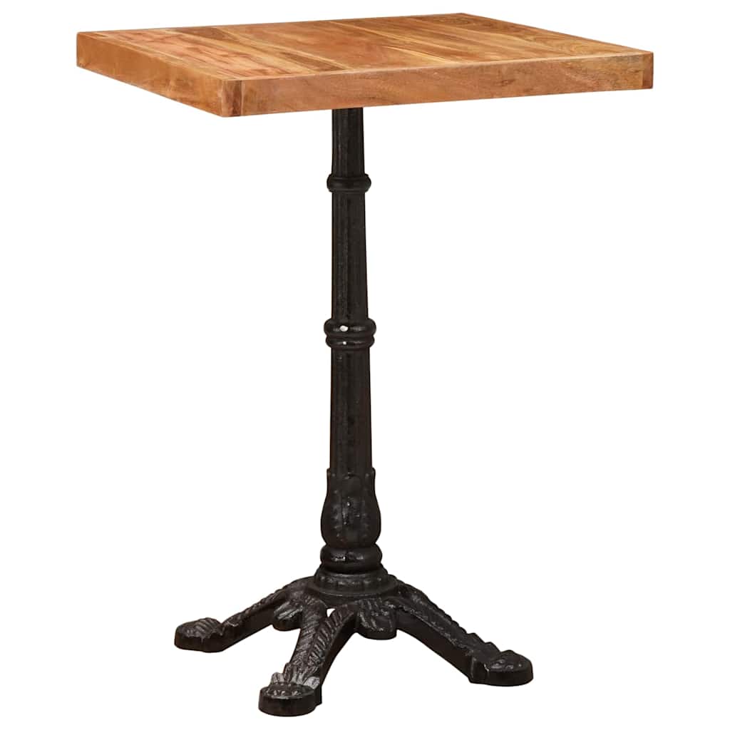 Τραπέζι Bistro Καφέ 50 x 50 x 76 εκ Στερεό Ξύλο Ακακίας - Pakobazaar