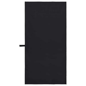 Αθλητικές Πετσέτες 2 τμχ. Μαύρο 100 x 50 cm