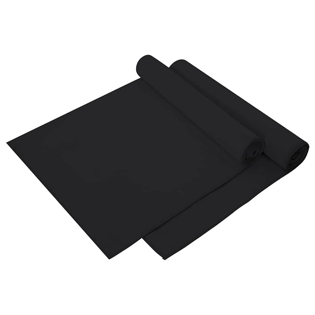 Αθλητικές Πετσέτες 2 pcs Μαύρο 140 x 70 εκ