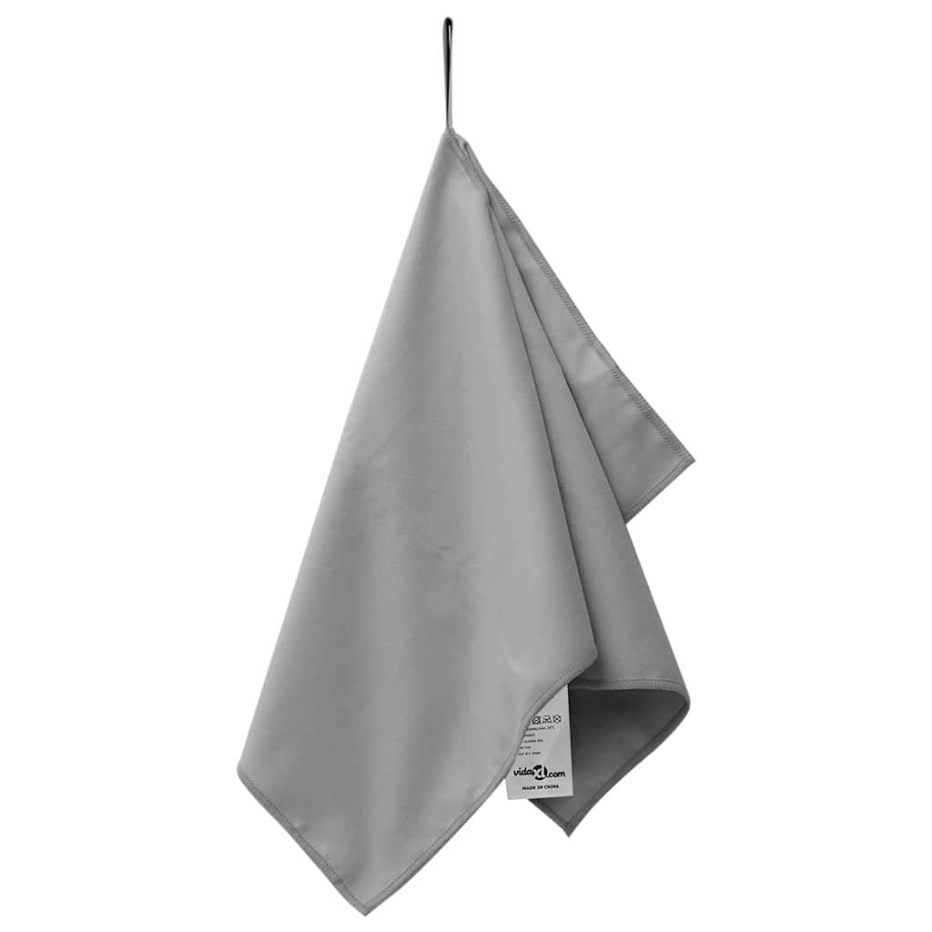 Αθλητικές Πετσέτες 2 pcs Σκούρο γκρι 50 x 30 cm