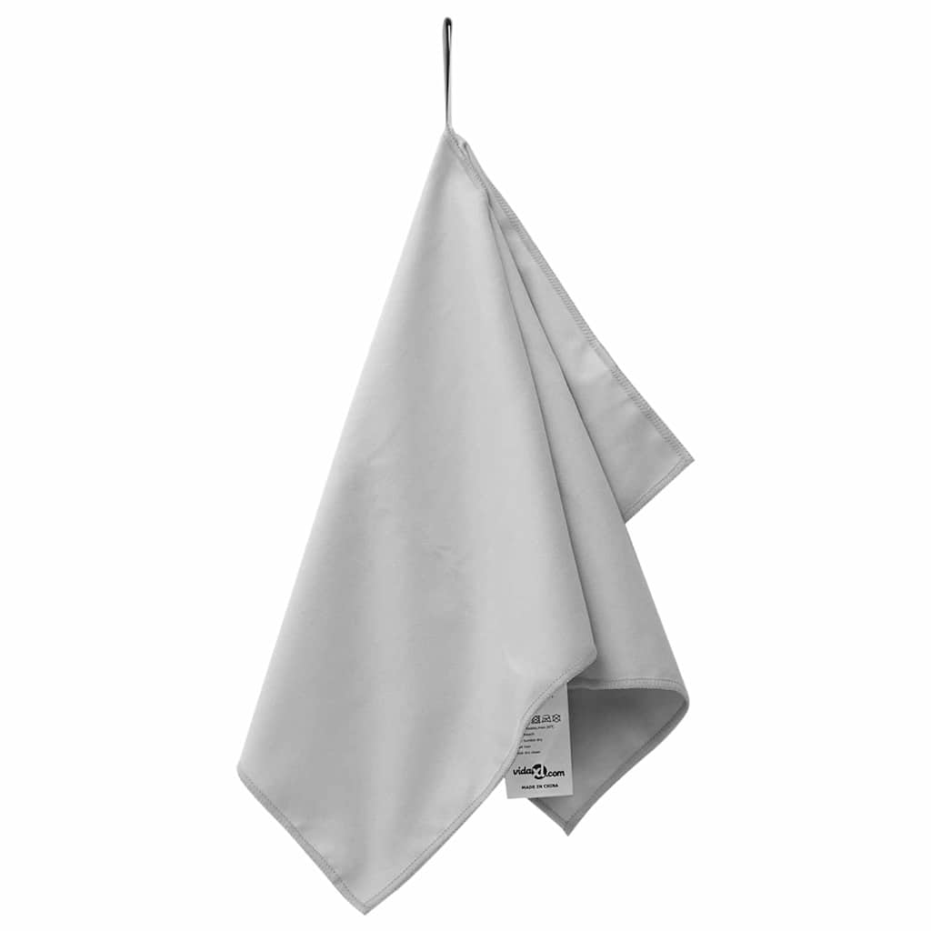 Αθλητικές Πετσέτες 2 pcs Γκρι 50 x 30 cm
