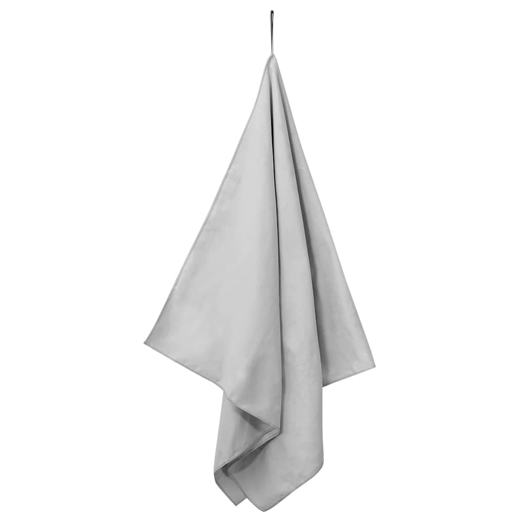 Αθλητικές Πετσέτες 2 pcs Γκρι 140 x 70 εκ