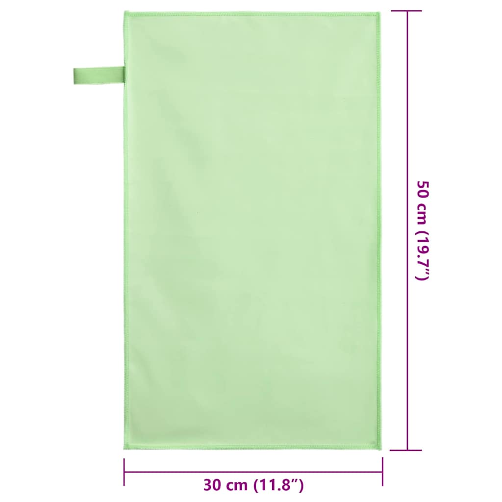 Αθλητικές Πετσέτες 2 pcs Πράσινο 50 x 30 cm