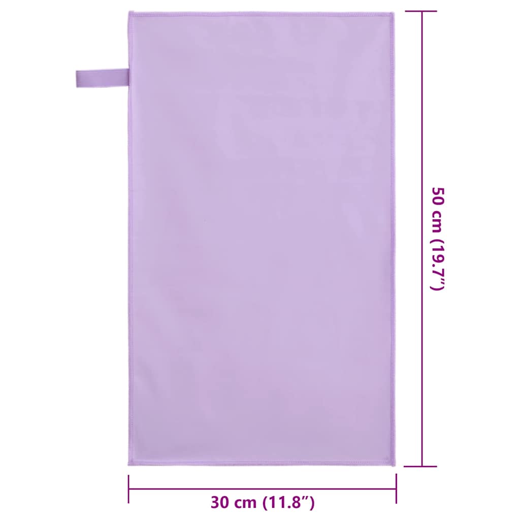 Αθλητικές Πετσέτες 2 pcs Μοβ 50 x 30 cm - Pakobazaar