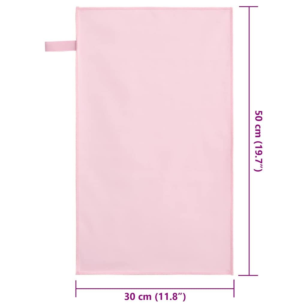 Αθλητικές Πετσέτες 2 pcs Ροζ 50 x 30 cm