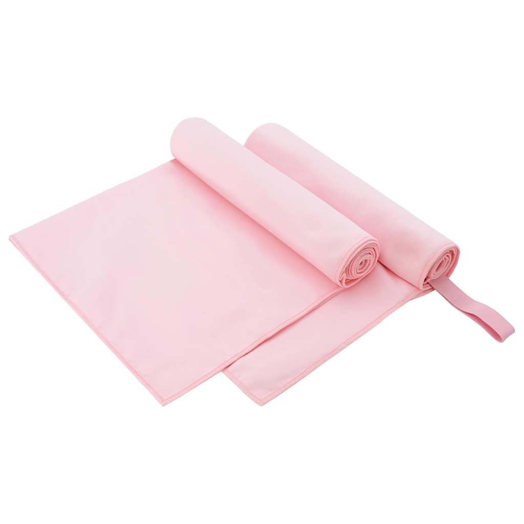 Αθλητικές Πετσέτες 2 pcs Ροζ 100 x 50 cm