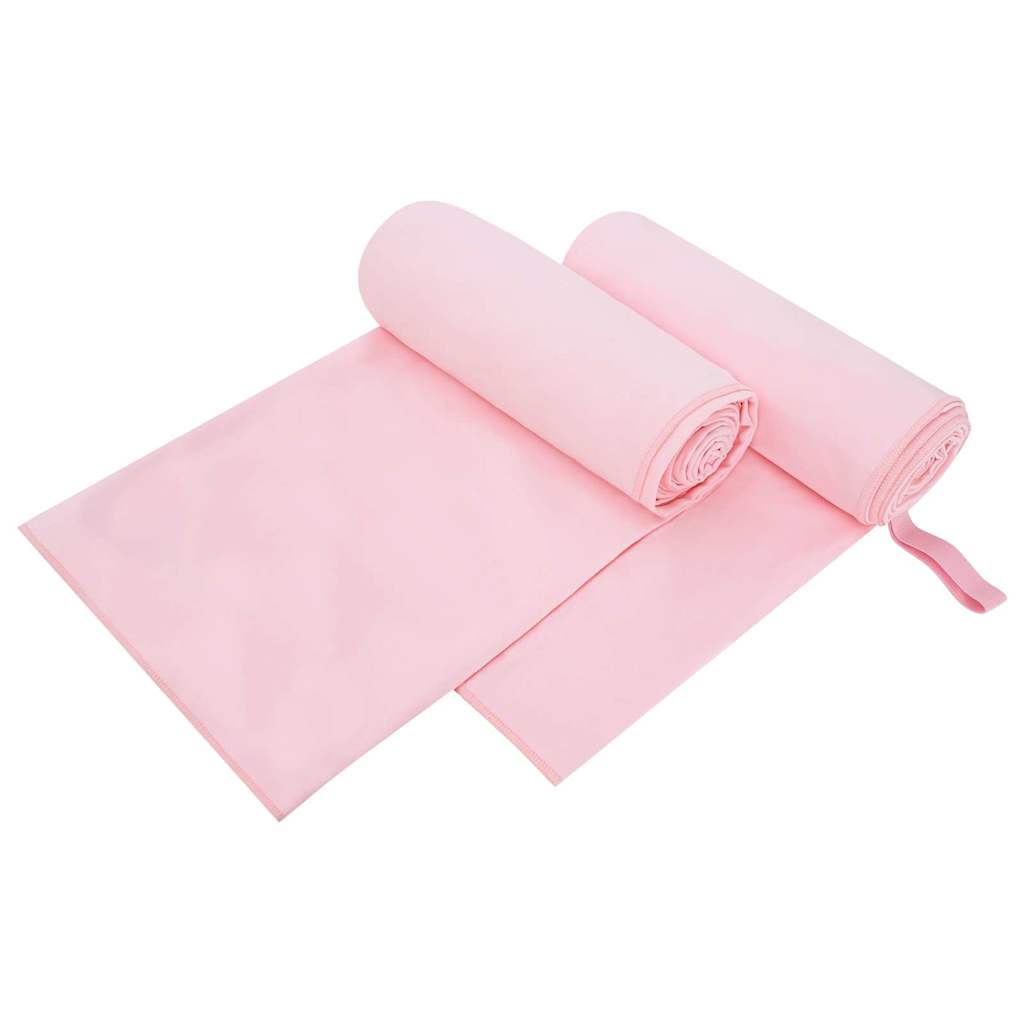 Αθλητικές Πετσέτες 2 pcs Ροζ 200 x 100 cm