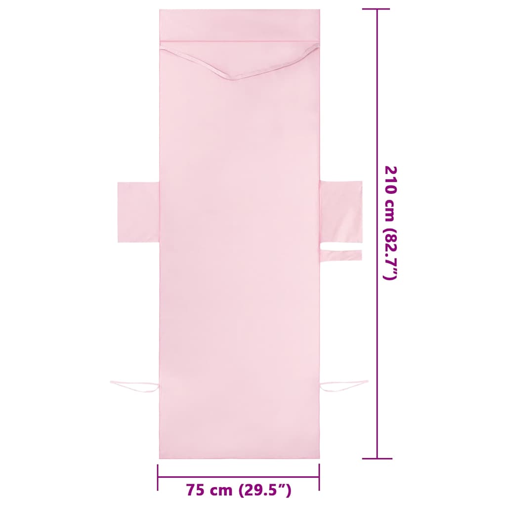 Πετσέτες ξαπλώστρας 2 pcs Ροζ 210 x 75 cm