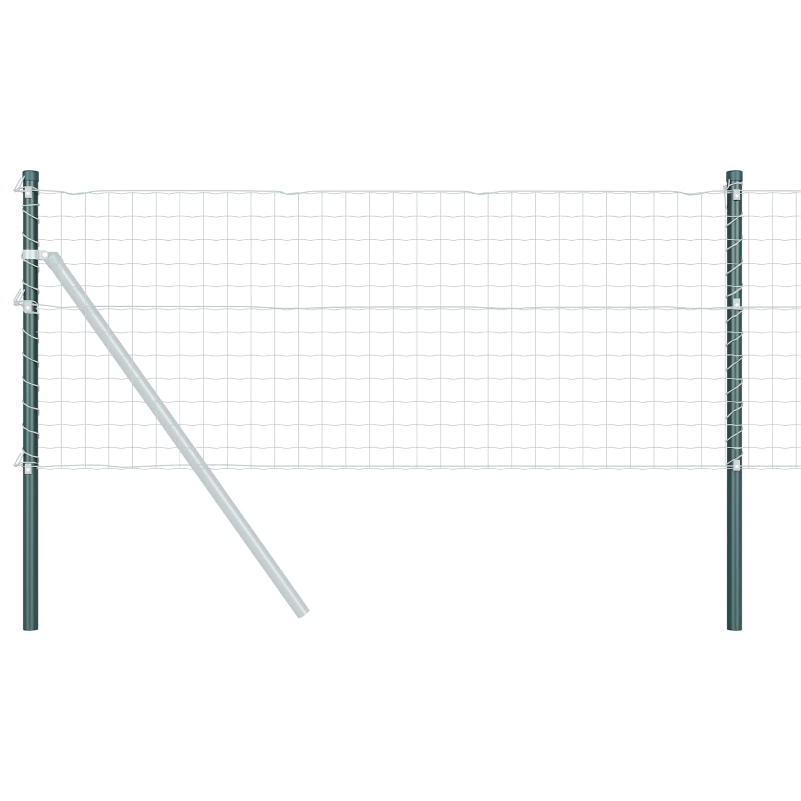 Στύλος Περιφράξεων 12 pcs Πράσινο 80 cm
