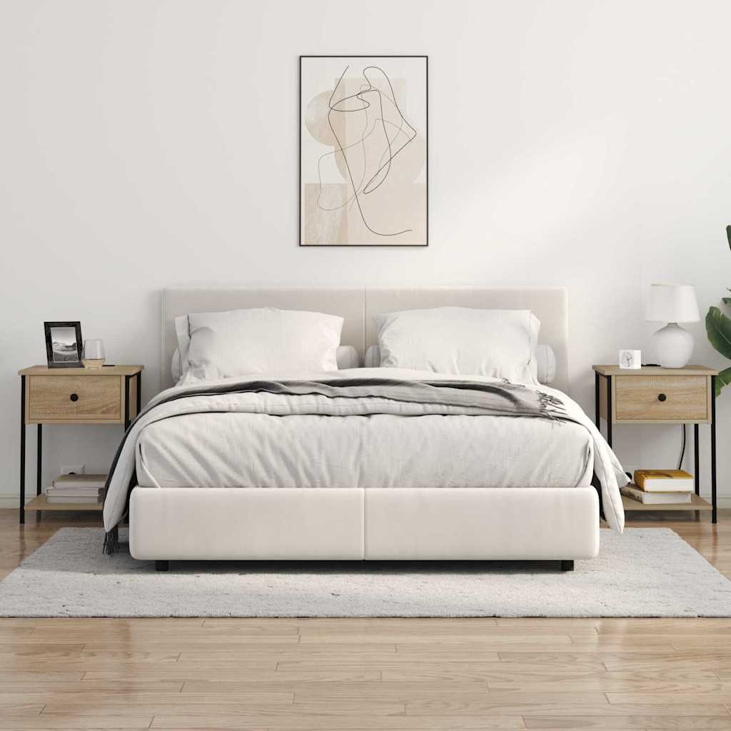 Κομοδίνο 2 pcs Δρύς Sonoma 42 x 41 x 56 εκ. Επεξεργασμένο ξύλο - Pakobazaar