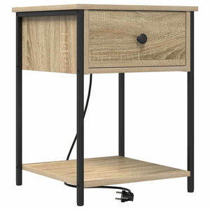 Κομοδίνο 2 pcs Δρύς Sonoma 42 x 41 x 56 εκ. Επεξεργασμένο ξύλο - Pakobazaar