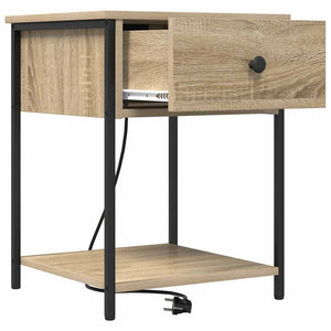 Κομοδίνο 2 pcs Δρύς Sonoma 42 x 41 x 56 εκ. Επεξεργασμένο ξύλο - Pakobazaar