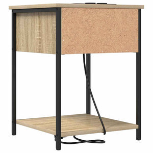 Κομοδίνο 2 pcs Δρύς Sonoma 42 x 41 x 56 εκ. Επεξεργασμένο ξύλο - Pakobazaar