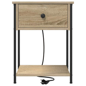 Κομοδίνο 2 pcs Δρύς Sonoma 42 x 41 x 56 εκ. Επεξεργασμένο ξύλο - Pakobazaar