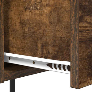 Κομοδίνο με συρτάρι 2 pcs Καπνιστό Δρύς 42 x 41 x 56 εκ. - Pakobazaar