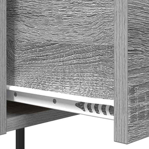 Κομοδίνο με συρτάρι 2 pcs Γκρίζο Σονομα 42 x 41 x 56 εκ. - Pakobazaar
