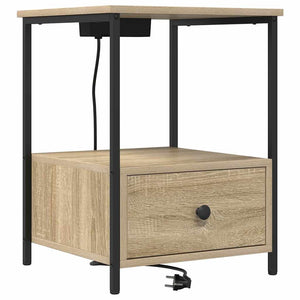 Κομοδίνο 2 pcs Δρύς Sonoma 42 x 41 x 56 εκ. Επεξεργασμένο ξύλο - Pakobazaar