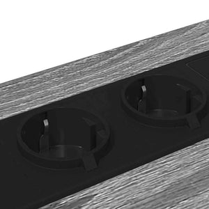 Κομοδίνο με συρτάρι 2 pcs Γκρίζο Σονομα 40 x 31 x 60 εκ. - Pakobazaar