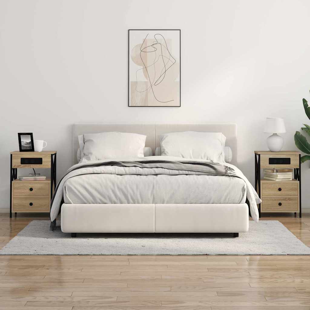 Κομοδίνο Δρύς Sonoma 40 x 31 x 60 εκ. Επεξεργασμένο ξύλο - Pakobazaar