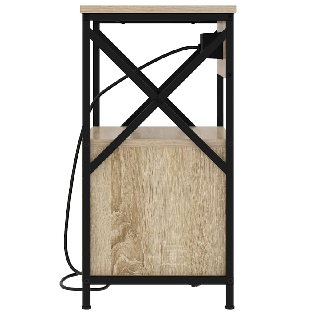 Κομοδίνο Δρύς Sonoma 40 x 31 x 60 εκ. Επεξεργασμένο ξύλο - Pakobazaar