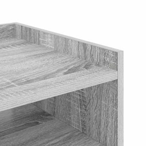 Κομοδίνο 2 pcs Γκρίζο Σονομα 40 x 40 x 61 εκ Επεξεργασμένο ξύλο - Pakobazaar