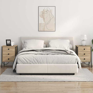 Κομοδίνο 2 pcs Δρύς Sonoma 42 x 41 x 61 εκ Επεξεργασμένο ξύλο - Pakobazaar